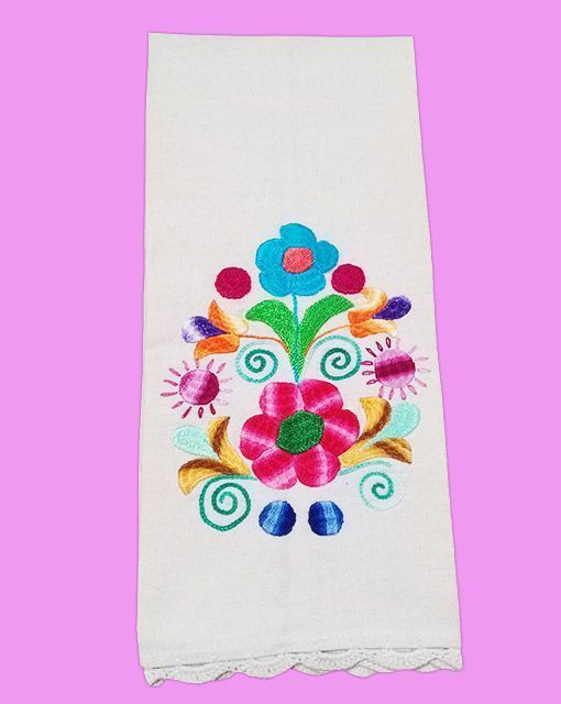 Toalla de Flores Multicolores