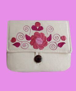 Bolso de Flores Rosado